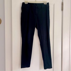 ZARA - Navy Blue Cotton Twill Pants